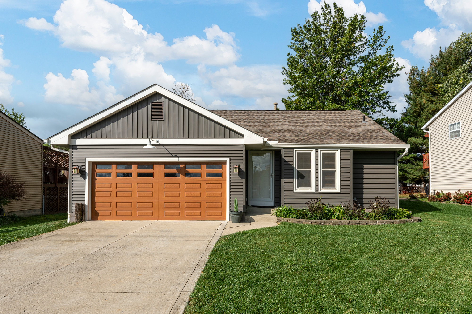 Home exterior with attached garage