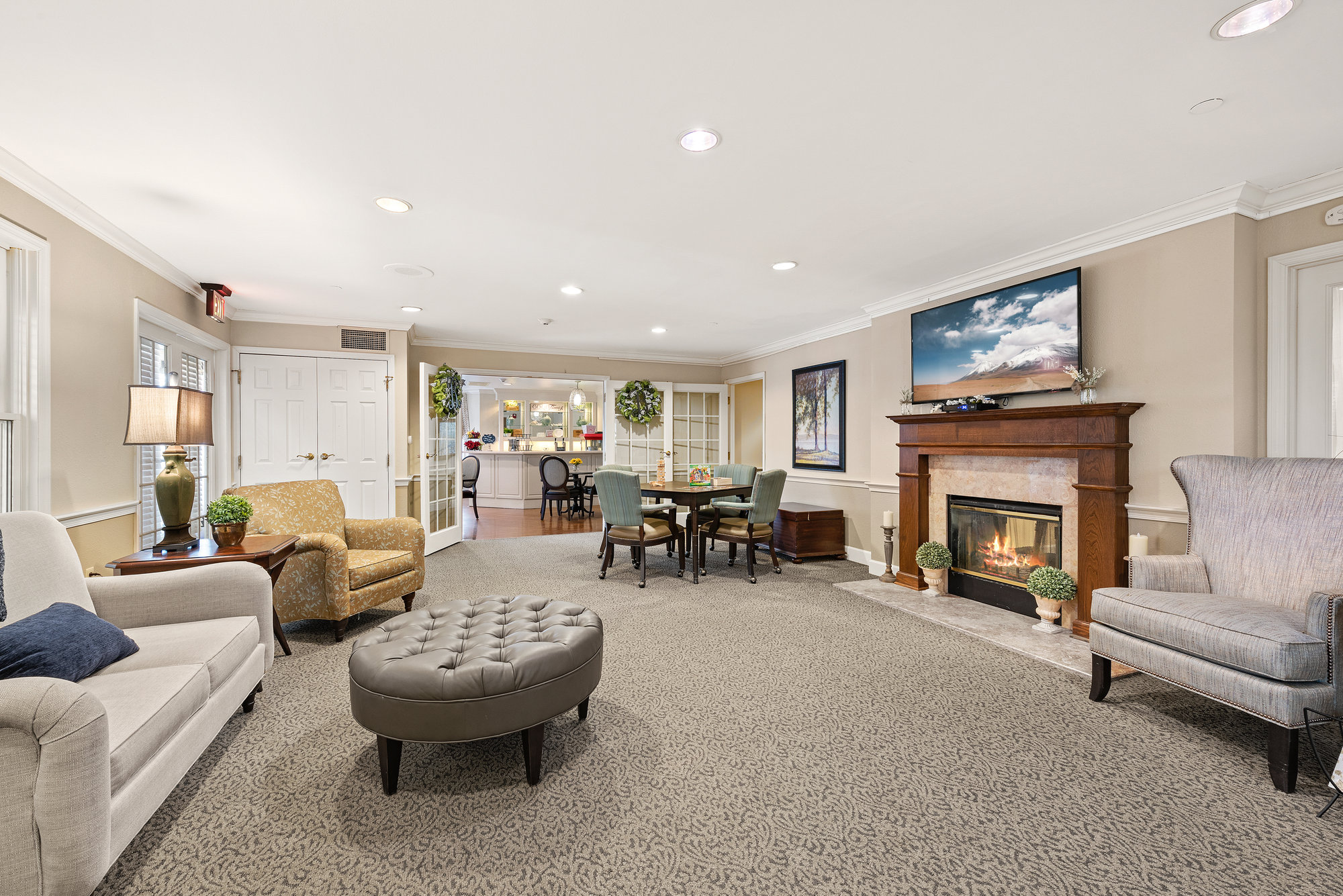 Bright living room
